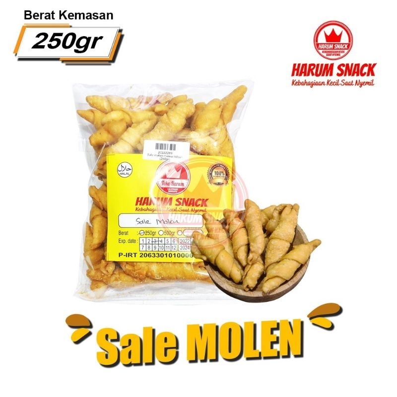 

SALE MOLEN MANIS 250 gram [Harum Snack Official]