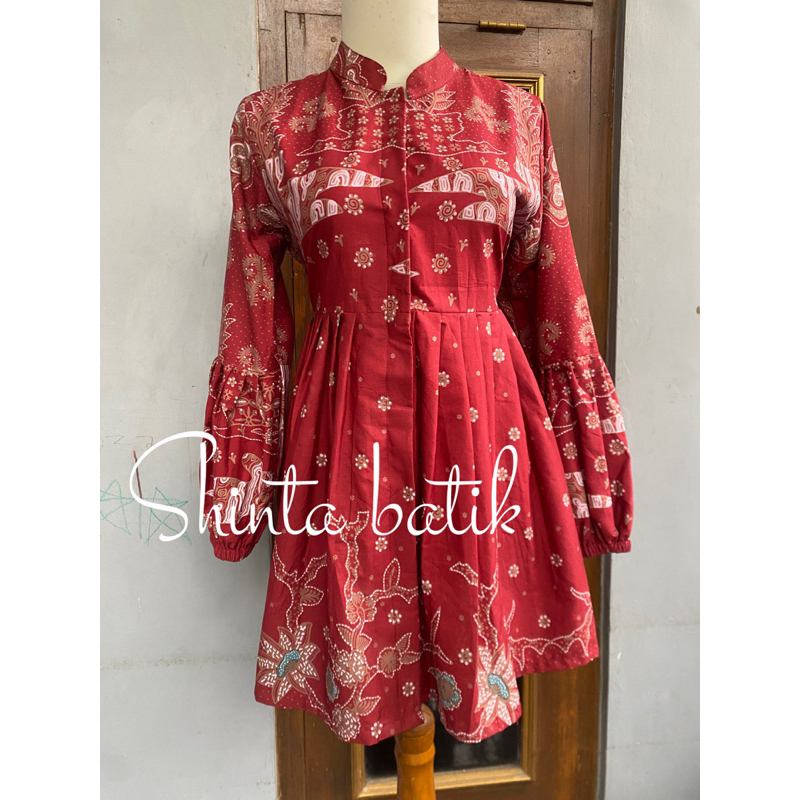 blouse wanita kayla batik premium batik tulis baju kerja