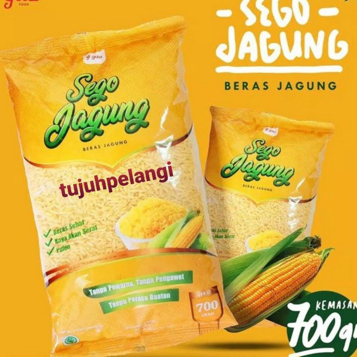 

MLZC0618 READY STOK Sego Jagung Nasi Jagung Beras Jagung 700 Gram