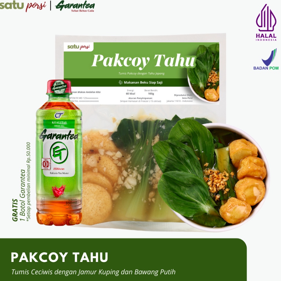 

NCNM9446 【FSASH SALE】 Satu Porsi Pakcoy Tahu