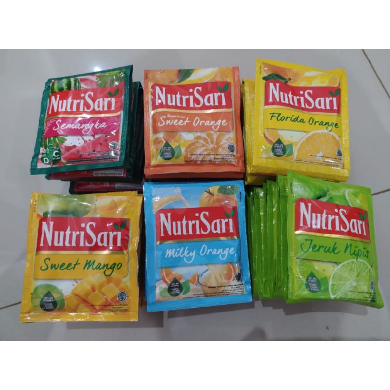 

Nutrisari renceng isi 10 x 14 gr