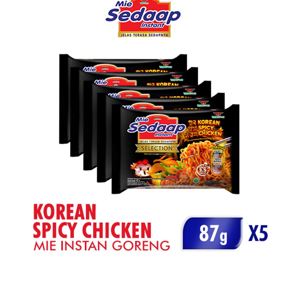 

BMPN0403 (V44859) Sedaap Mie Instan Korean Spicy Chicken Bag 87 gr x5