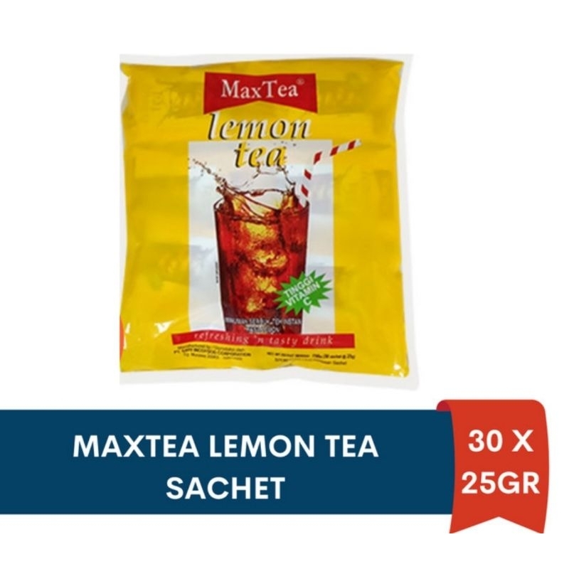 

MAXTEA LEMON TEA Pack isi 30 Sachet