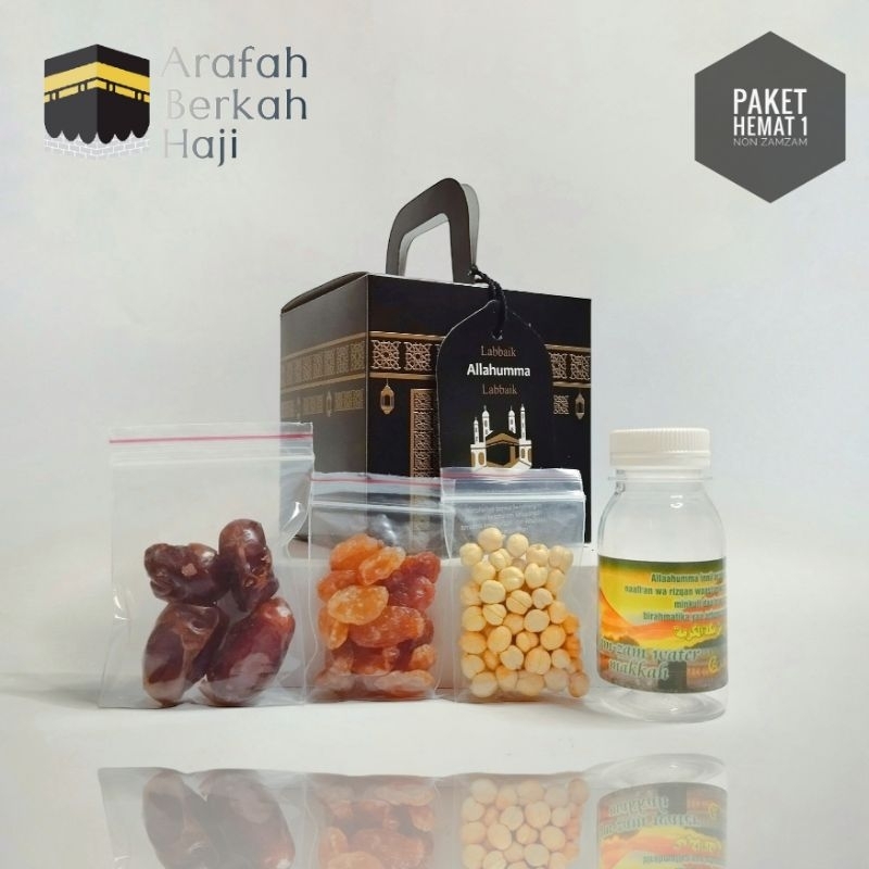 

Paket oleh-oleh haji & umroh dus ka'bah zamzam asli (paket A)