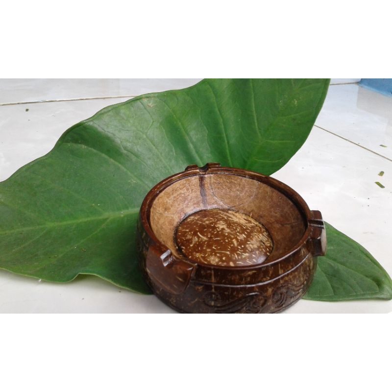 asbak batok kelapa, asbak unik, batok unik, batok murah
