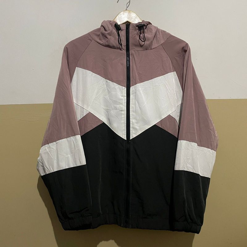 Color Block Jacket Private Pause