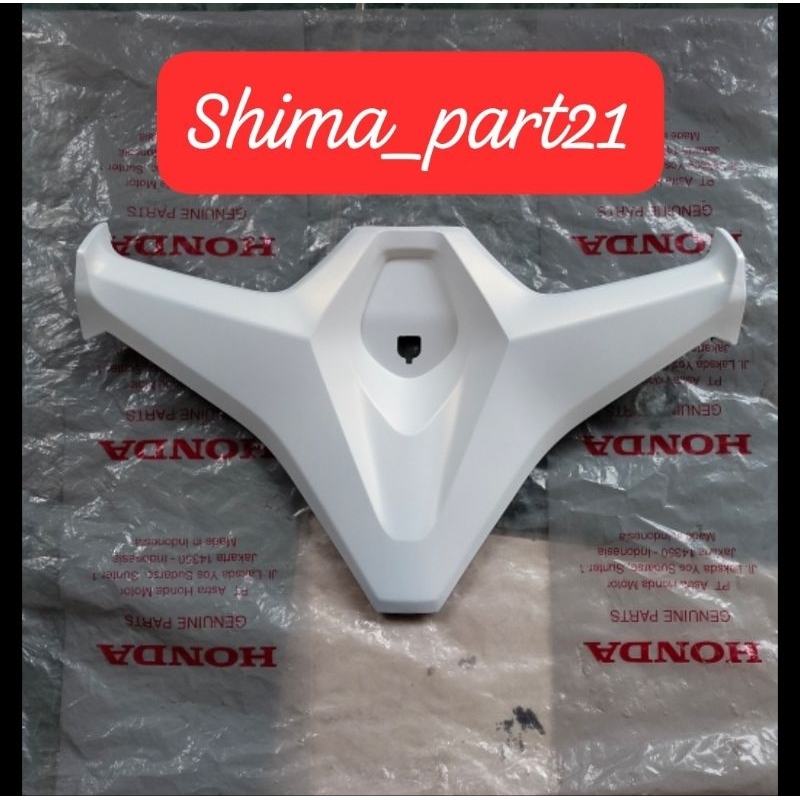 Cover Rak rack lanci Vario 125 150 new 2018 2021 putih doff original