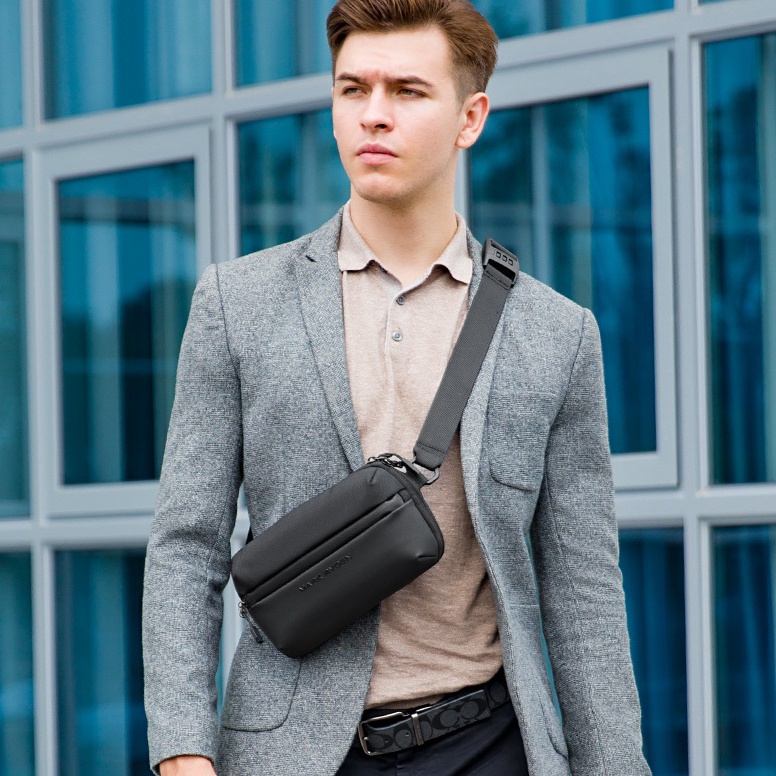 Terlaris.. Mark Ryden Tas Selempang Pria Waist Bag Sling Bag MR8712