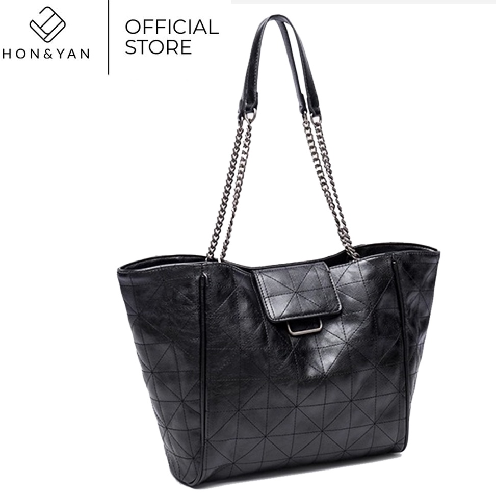HOT SALE HONYAN Tas Tote bag Wanita Import Magnet Lock Shoulde el Terbaru - Adele Tote Bag