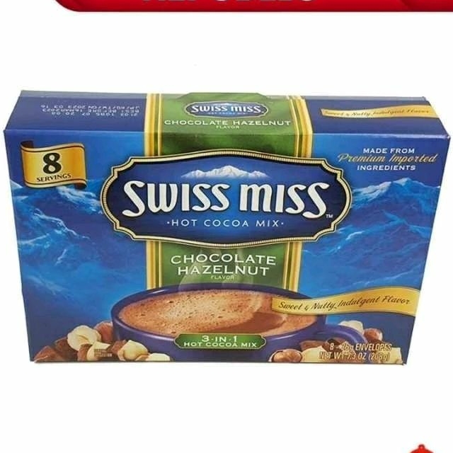 

SWISS MISS Chocolate Hazelnut 3In1 Hot Cocoa Mix 26g x 8 Envelopes