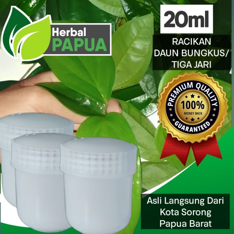 RACIKAN DAUN TIGA JARI/ DAUN BUNGKUS PAPUA 20ML