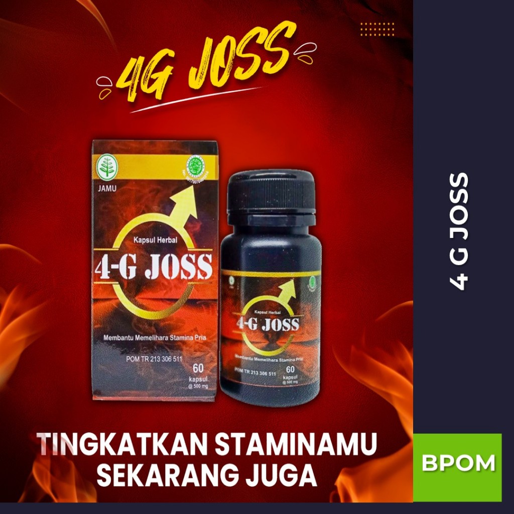ORI OBAT KUAT PENAMBAH STAMINA 4G-JOSS OBAT KUAT TRADISIONAL KHUSUS LELAKI OBAT KUAT SUDAH BPOM HALA