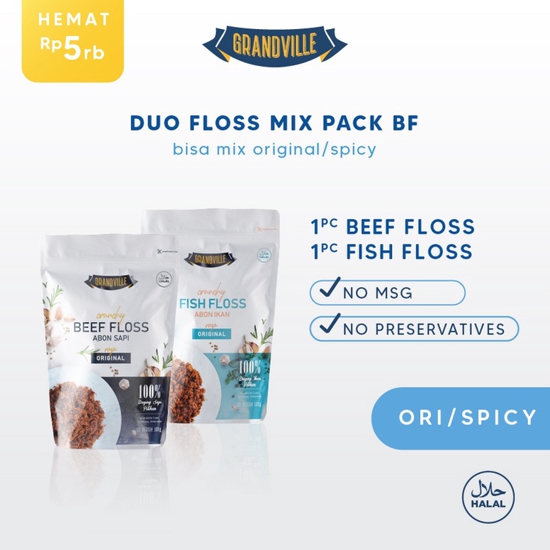 

[✤Y24➢] Grandville Abon SAPI & IKAN Crunchy Duo Mix Pack [252]