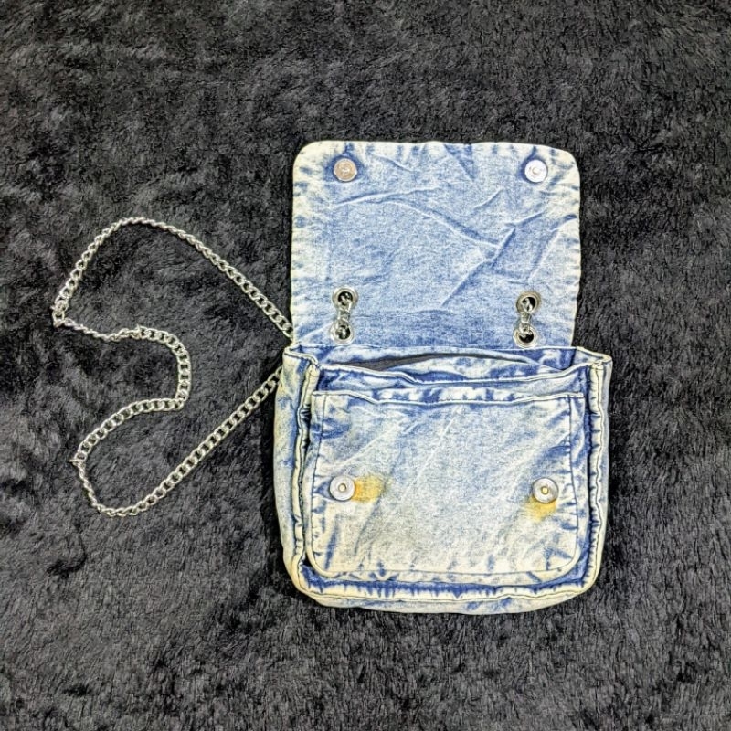 Tas Denim Wanita PULL & BEAR Original