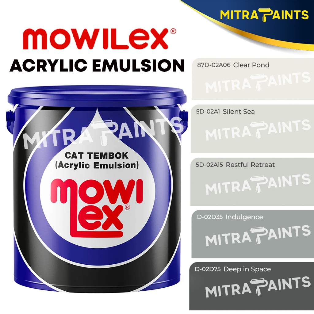 CAT TEMBOK MOWILEX ACRYLIC EMULSION 2,5 LITER / CAT AKRILIK ABU - ABU
