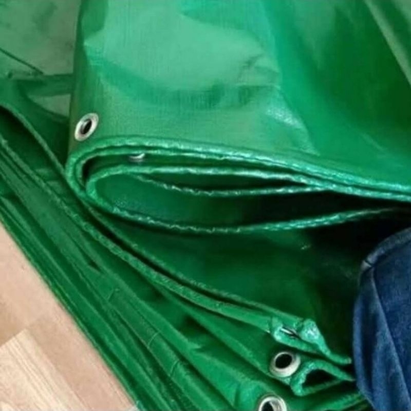 terpal lembaran/jadian 2 x 3 tebal warna hijau terpal tenda murah