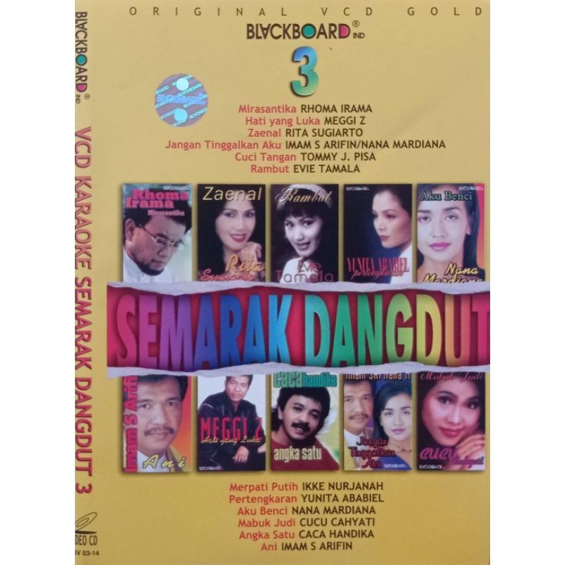 VCD ORIGINAL SEMARAK DANGDUT 3