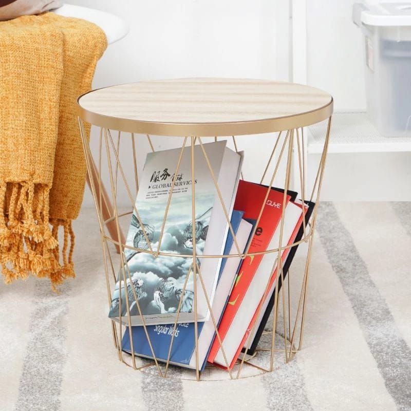 Meja Bulat Meja Ruang Tamu Minimalis Meja Coffe Mewah Meja Besi Bulat