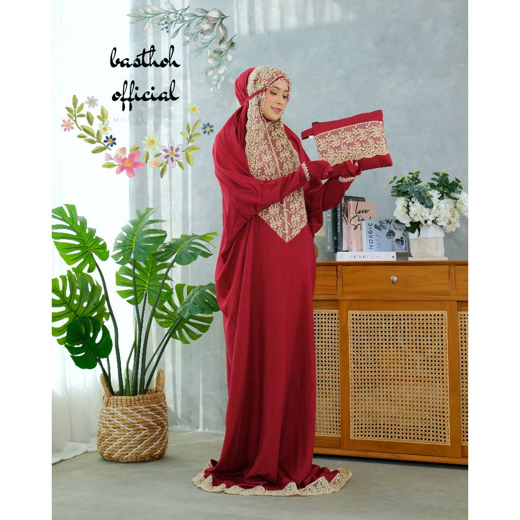 Mukena Terusan rayon Dewasa Shireen