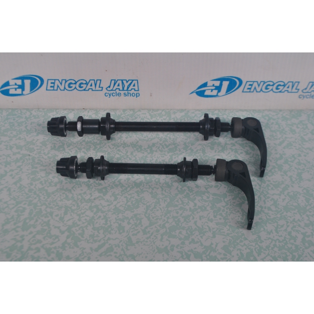 Sepasang As Roda QR OXO - As Quick Release Roda Sepeda Hub Freehub Depan Belakang - As Roda Bolong K