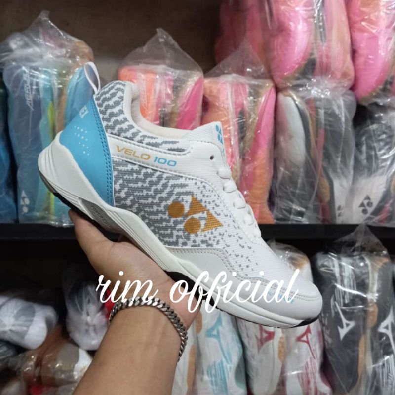 Sepatu Badminton Pria Putih Wahit Terbaru Sepatu Bulutangkis Tenis Olahraga Pria