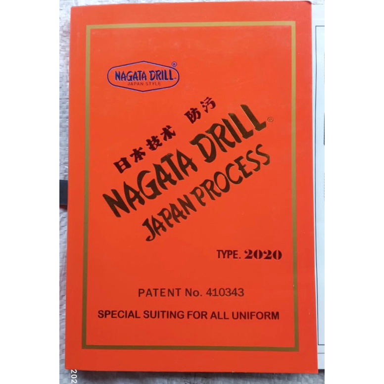 KODE ZUU971 Original Nagata Japan drill-Japan Style Nagata Drill-Kain Seragam Nagata Japan Drill