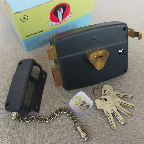 Kunci pintu gerbang besi otomatis