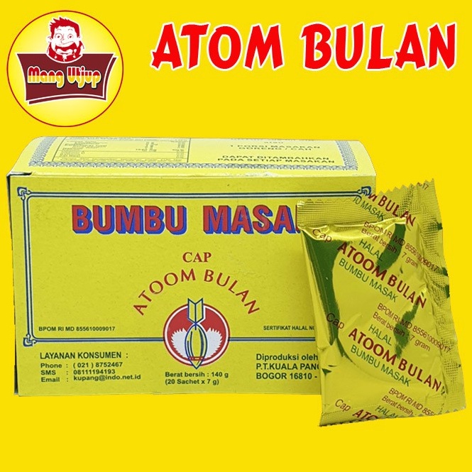 

M0del T3rkini BUMBU MASAK CAP ATOOM BULAN BOX ISI 20 Pcs [186]