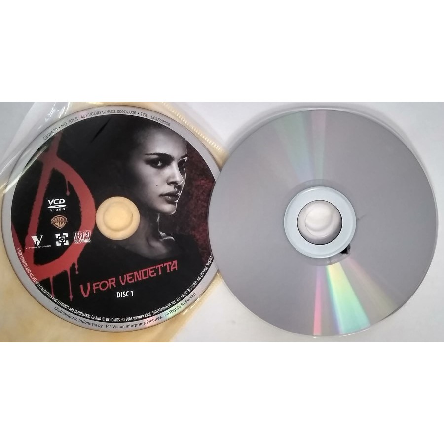 VCD Original V For Vendetta