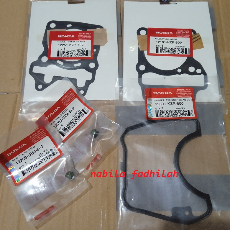 Paking top set vario 150 perpak top set vario 150 gasket top set vario 150 asli honda original