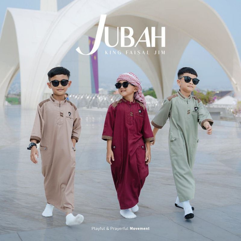 Jubah Ammarkids - Jubah Anak - Pakaian Jubah Anak - Baju Jubah Anak
