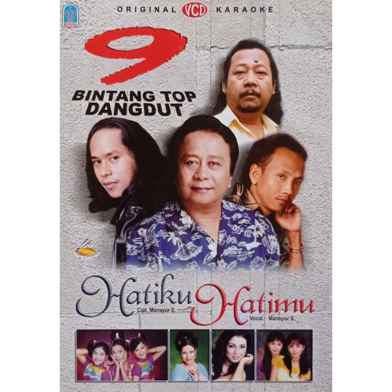VCD ORIGINAL 9 BINTANG TOP DANGDUT