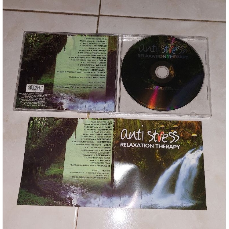 cd kompilasi barat ANTI STRESS : Relaxation Therapy