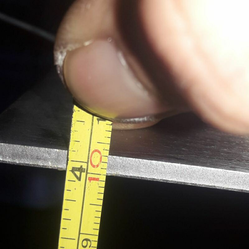 wajan kebab tebal 3mm full stainless steel ukuran: 30cm×40cm