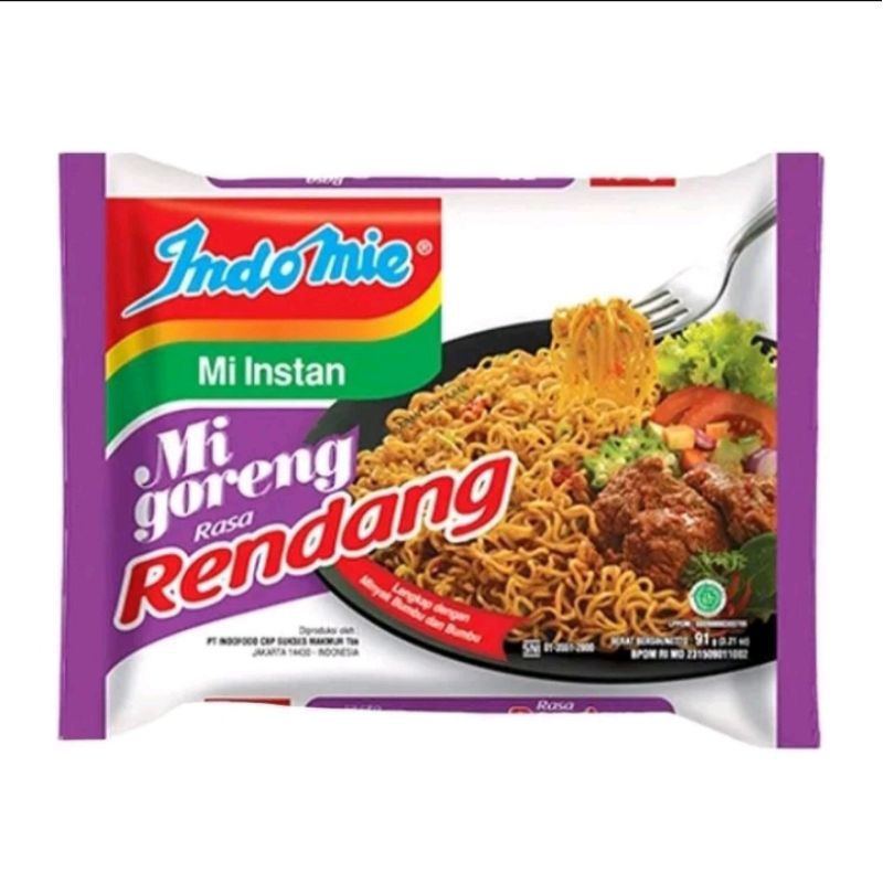

Mi goreng rasa rendang enak