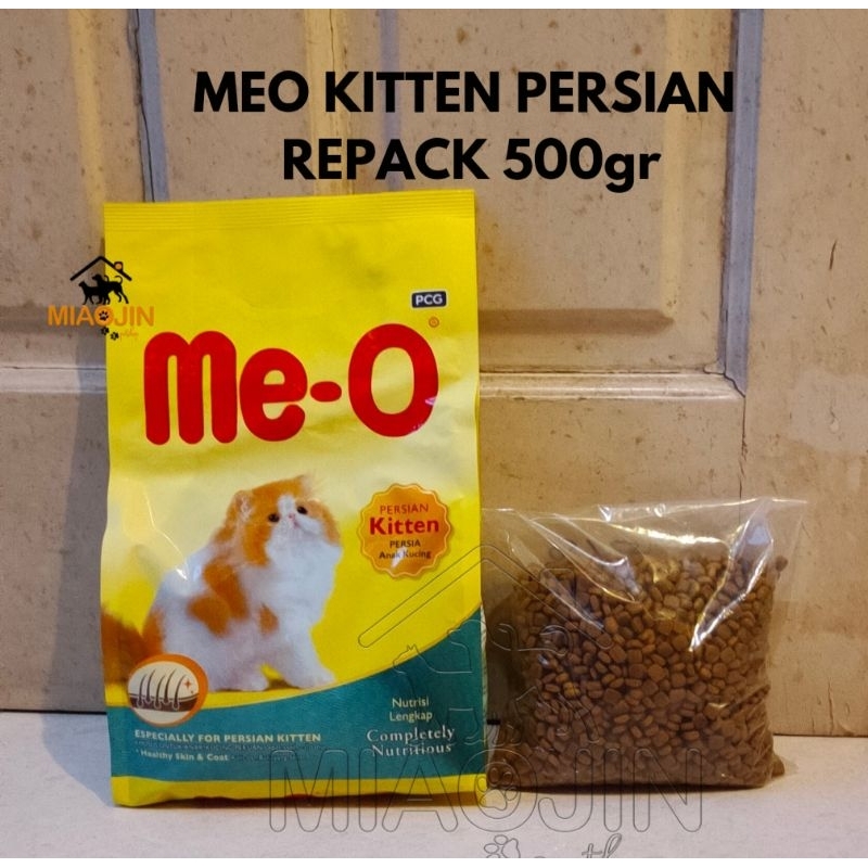 MEO Kitten PERSIAN Repack 500gr - Cat Food Makanan Anak Kucing Dry Pakan Anabul Kering Murah Meo-O