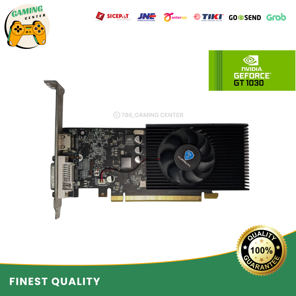 VGA VURRION GT 1030 2GB GDDR5 GARANSI RESMI 100% ORIGINAL (GTA V, PES, POINT BLANK, VALORANT Ready)