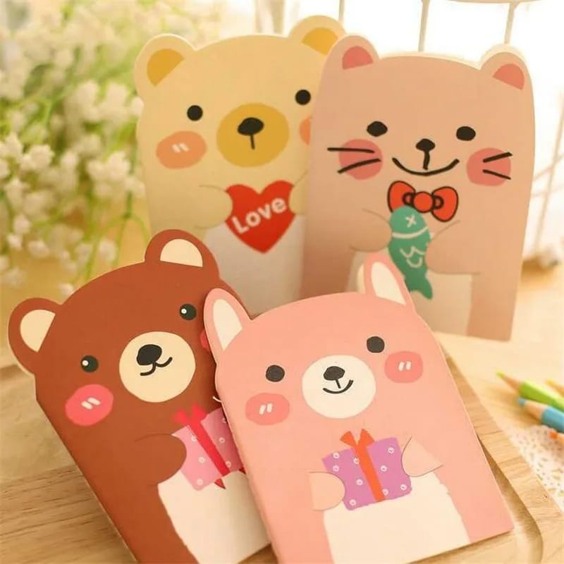 

Mini Notebook A6 Beruang Dan Kucing, Notebook Mini, Buku Kecil, Note Book, Buku Catatan Kecil