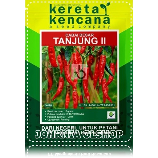 Johrnia 10 Benih Biji Cabe Besar TANJUNG II