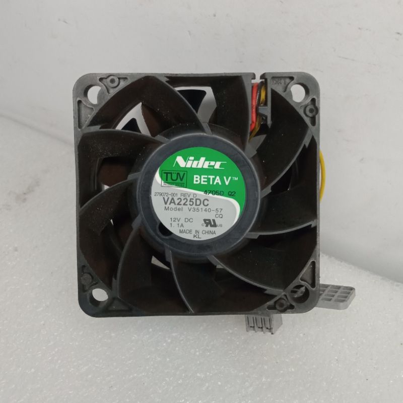 KIPAS FAN HIGH SPED 6X6CM 12V 1,1A KIPAS NIDEC 6CM