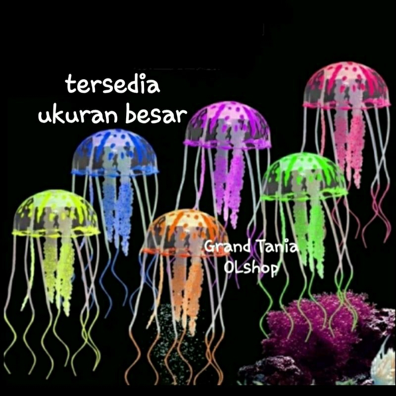Hiasan Aquarium ubur-ubur, dekorasi ubur ubur aquarium