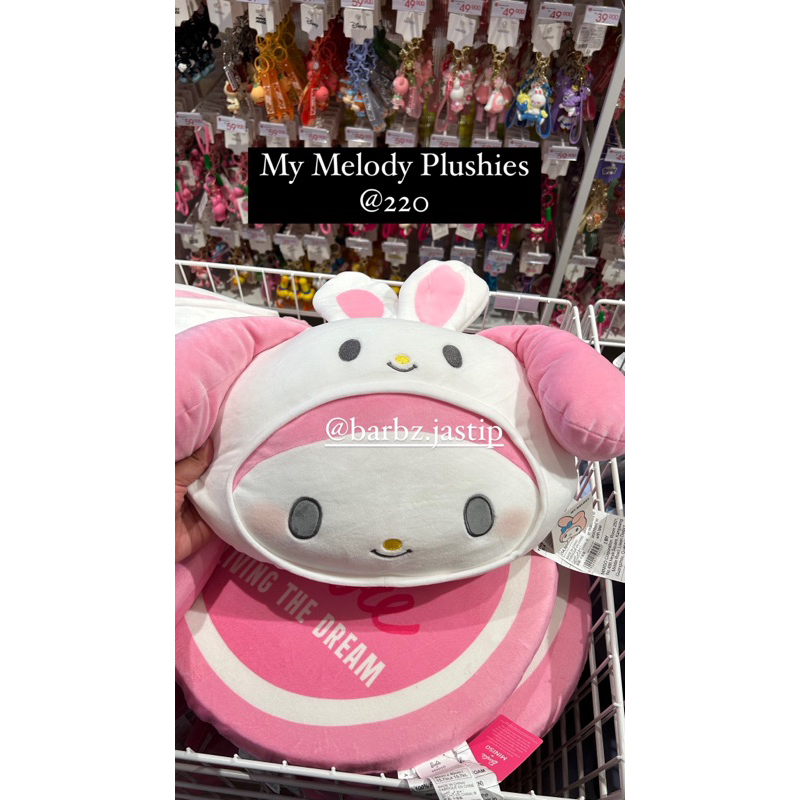JASTIP MINISO X SANRIO / READY STOCK / BONEKA MY MELODY MINISO / CINAMOROLL MINISO / BONEKA KUROMI M