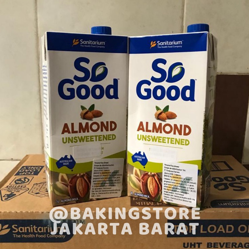 

H4rga T3rmurah So Good Almond Milk Unsweetened 1 Liter Harga Baru