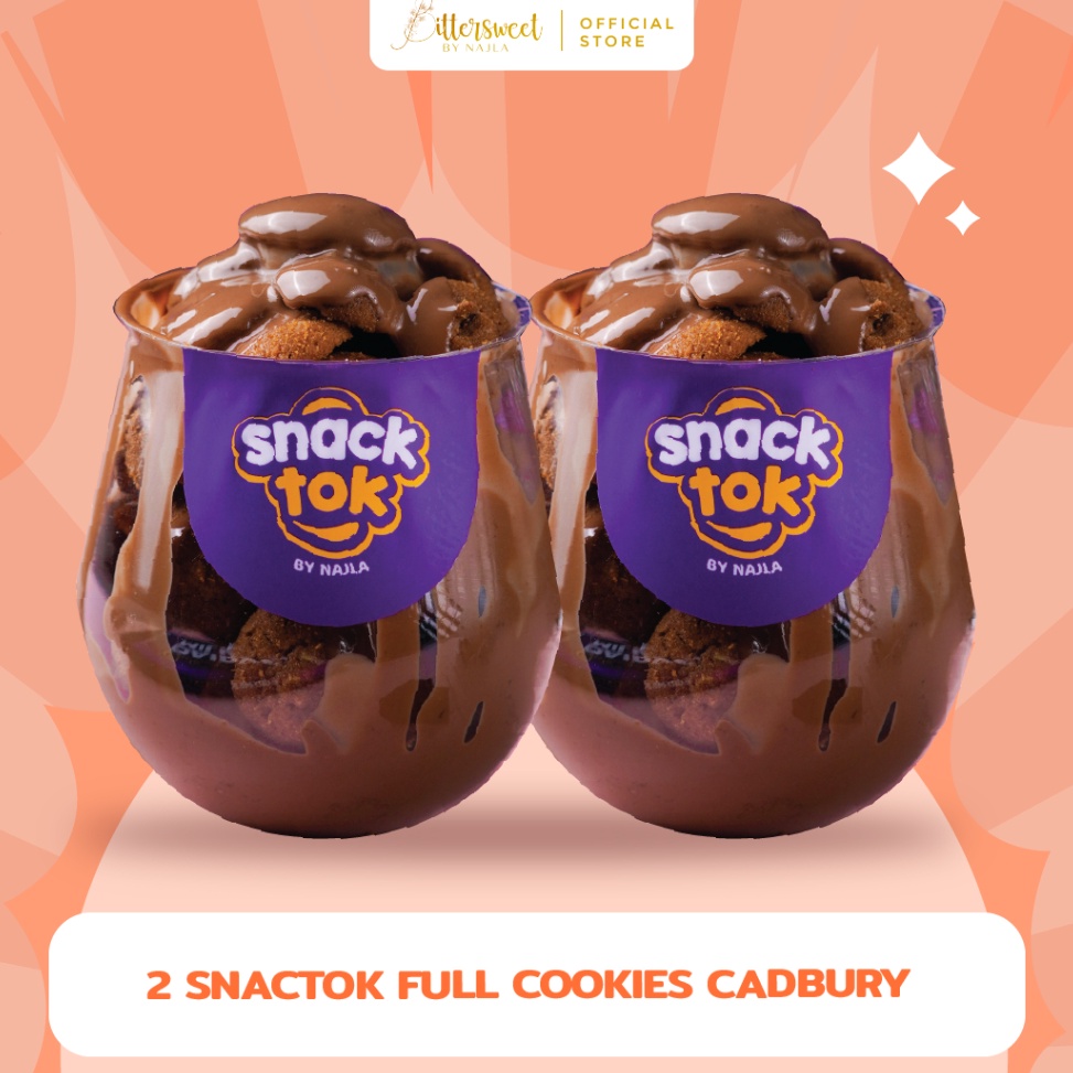 

[☃X90&] Bittersweet by Najla - Bundle 2 Snacktok Full Cookies Choco Milk