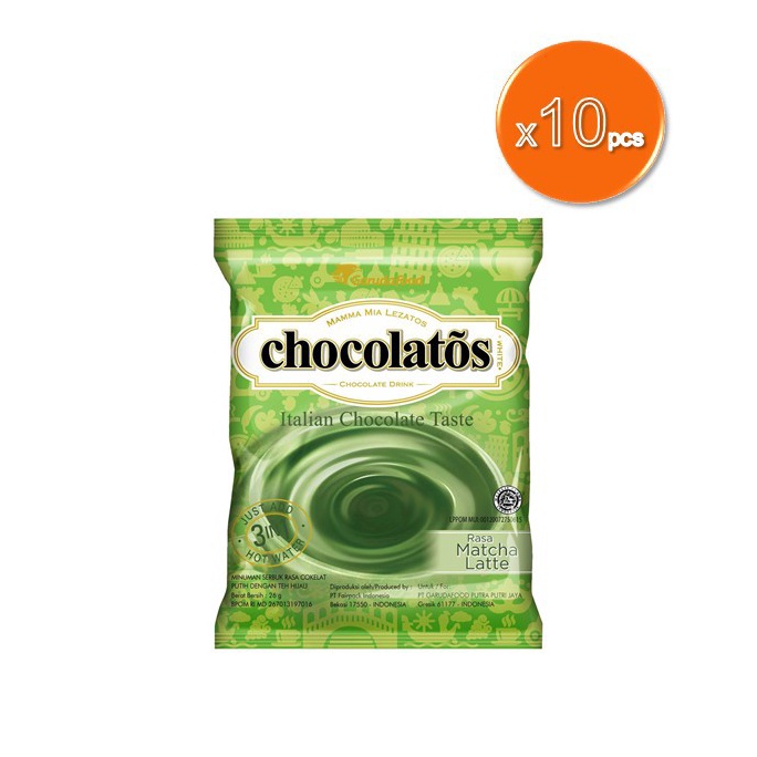 

[JMG82] Chocolatos Matcha Drink 24 gr x 10 87fku