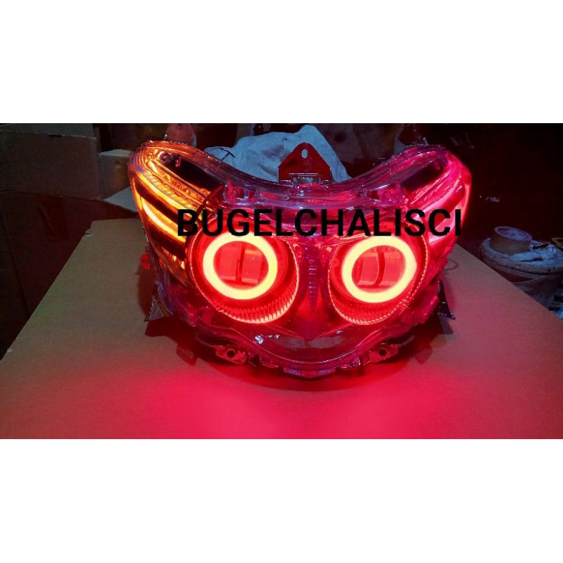 Reflektor Lampu Depan Yamaha Mio soul GT 115/ Xeon GT 125 Daymaker Alis Running
