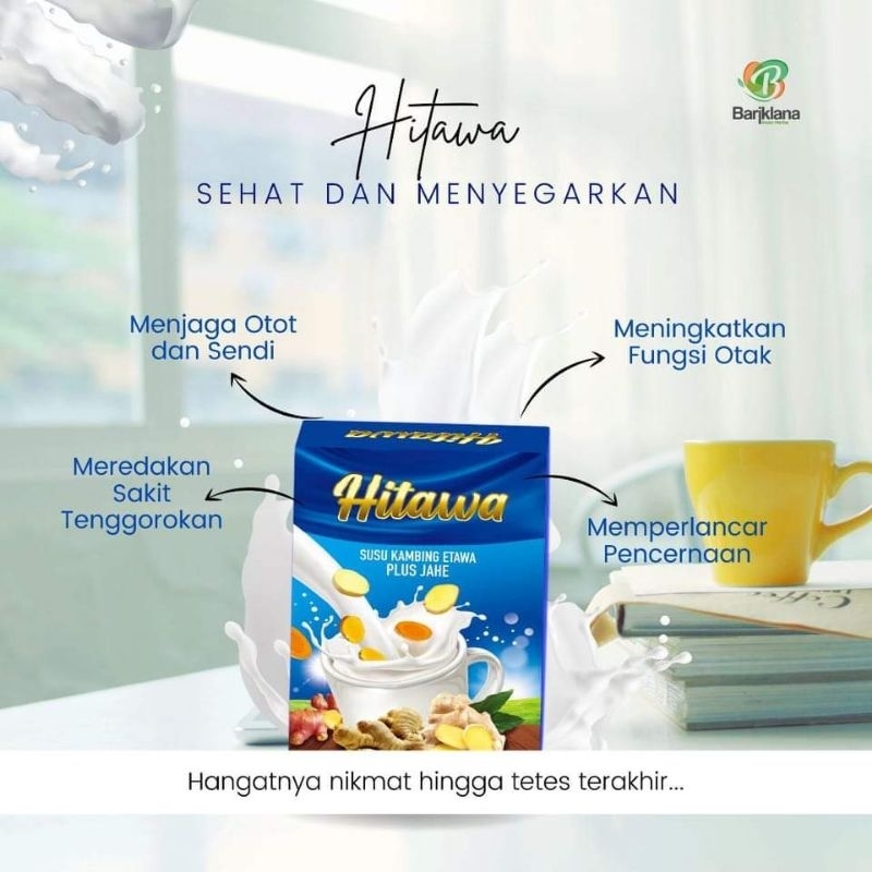 

HITAWA susu Plus Jahe Herbal Melegakan Tenggorokan Meredakan Masuk Angin