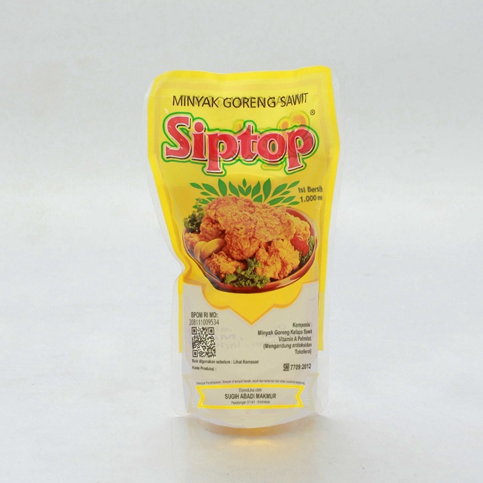 

!!HIE NUZ Minyak Goreng Kemasan Siptop 1000 ml Refill Pouch dan Botol Best Seller ⌒)