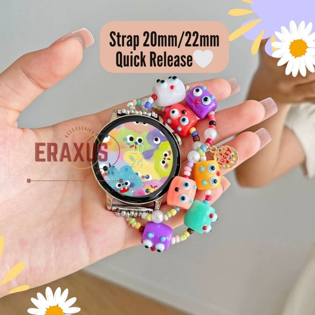 Eraxus Strap Telescopic 20mm/22mm Samsung Galaxy Watch 4 5 6 Classic 40mm 43mm 44mm Watch 5 Pro 45mm