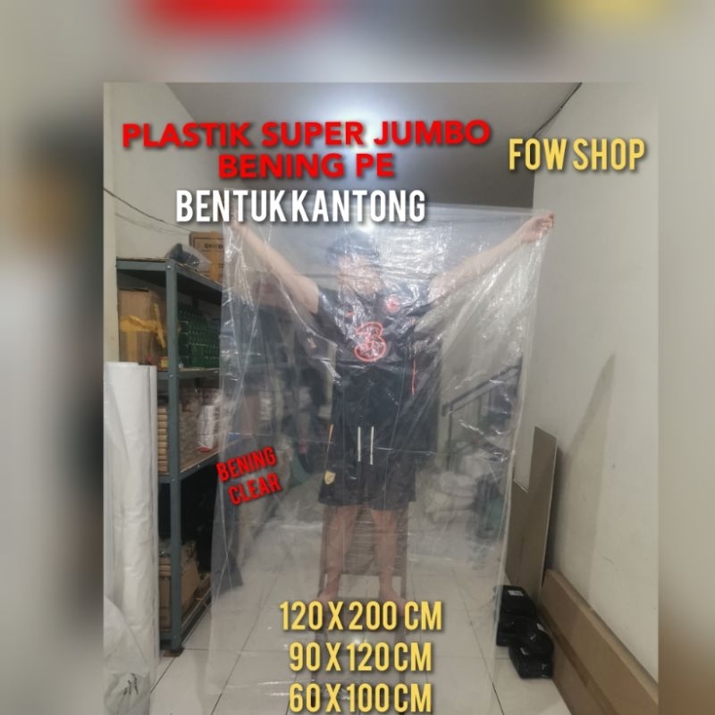 KANTONG PLASTIK BENING BESAR UKURAN 120 x 200 | 90 x 120 | 60 x 100